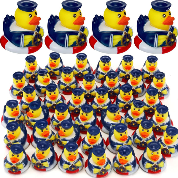 Jerify 12 Pcs Cruise Ships Rubber Ducks 2 Inch Nautical Sailing Rubber