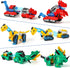 36, 6-in-1 4 5 7 8, BLF FUN Magnetic Transforming Dinosaur Car Toy for Kids Ages Transforme Dino Robot Truck, Birthday