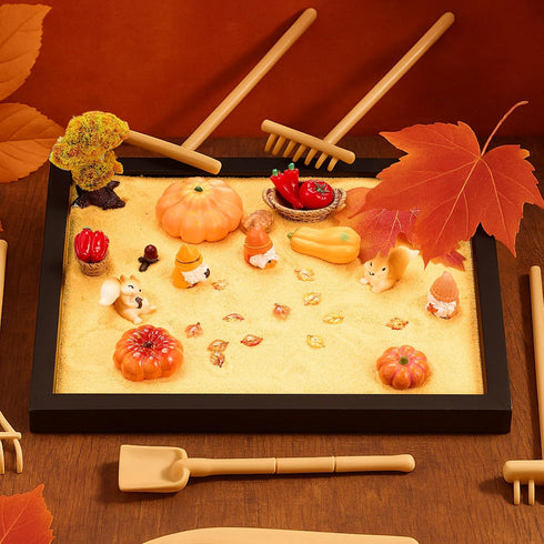 Soulchen Zen Garden Kit for Desk Decor Christmas Sand Zen Garden Gifts