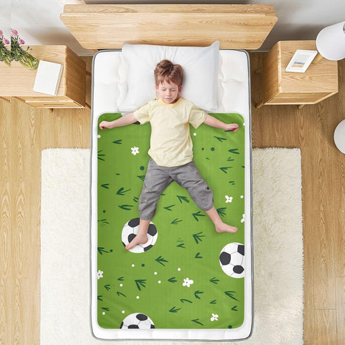 miaozhen 52" 34" Green Field Football Changing Pad Covers Water Resistant Sheet Cover Underpads Changing Pee Mats