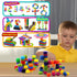 STEM Building Blocks Toys for Kids, Educational Gear Interlocking Construction Playset for Creativity