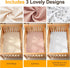 FUFVUTI 3Pcs 32"x16" Set Soft Muslin Bassinet Sheets Breathable Cotton Fitted Sheets for Bassinet, Changing Pad