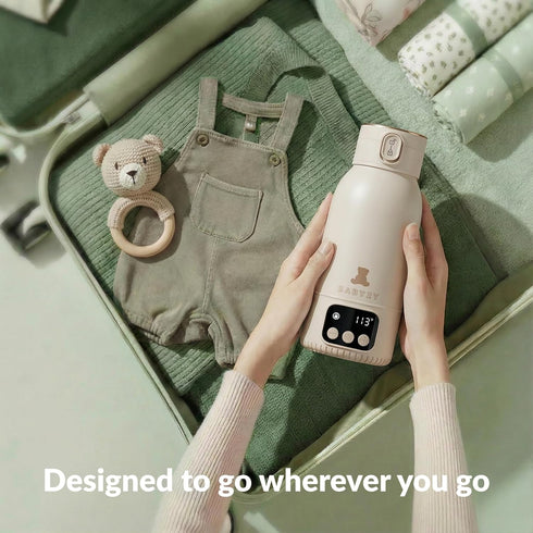 17oz Portable Bottle Warmer Baby Bottle Warmer for Breast Milk & Formula, Fast Heating with Smart Temperature Control