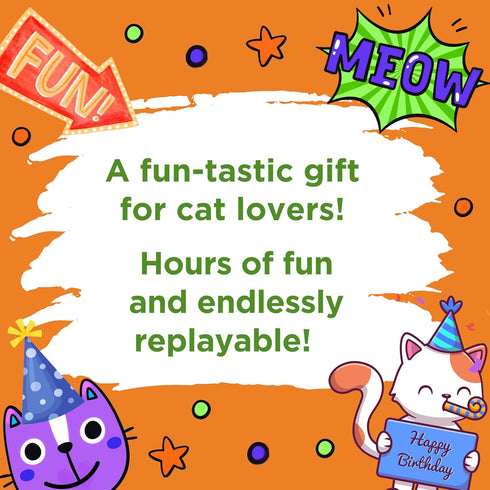 Claws Out Fun Card Game - Hilarious, Fast and Fun Card Game for Adults, Teens and Kids, Wildly Fun Cat Games for Kids