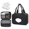 Fwkekye Diaper Bag Organizer with 2 Pieces Wipes Dispensers, Portable Stroller Mini Diaper