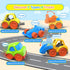 5 1-3, 12M+ 1 2 3 4 P&C Pcs Toddler Toys Mini Cars for Ages Beach Sand Outdoor Small Construction Toy Trucks for Kids
