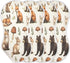 JUZIHAI 22 11 Inch, 2 Pack Woodland Animals Muslin Baby Burp Cloths Soft Absorbent Cotton Burping Cloth Burping Rags
