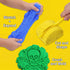 3+ Carolart Pirate Stretchy Cloud Sand,Blue & Green & Yellow Play Sand,Treasure Chest with Sensory