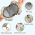 PYBUG Raspberry Round Pacifier Storage Case, Polyester & TPU Lined with Hook Buckle, Pacifier Container Box for Baby