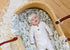 Fern Large Premium Knit Baby Swaddle Blanket - Copper Pearl