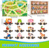 1 2 3 12 1st 2nd Montessori Wooden Train Toy for Years Old Toddlers | Magnetic Animals Train Kids Box, STEM Educational