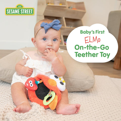 Elmo On The Go Activity Toy with Silicone Teether for Babies
