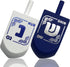 Izzy 'n' Dizzy Extra Large Blue and White Wooden Dreidels - Hanukkah Dreidel 2 Pack