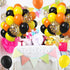 50Pcs 12Inches Construction Balloons, Orange Black Yellow Balloon, Truck Theme Latex Party Balloons for Construction