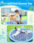 97" Summer Peteast Splash Pad for Dogs & Kids, Anti-Slip Doggie Splash Pad, Thicken Sprinkler Pool Outdoor Water Toys