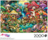 Buffalo Games - Aimee Stewart - Merry Mushroom Village Picnic - 2000 Piece Jigsaw Puzzle for Adults Challenging Puzzle Perfect for Game Nights - Finished Puzzle Size is 38.50 x 26.50