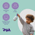 doddl Toddler Travel Utensil Case, Fits Toddler Fork, Spoon and Knife Sets, Clips to Bags & Strollers, Dishwasher Safe