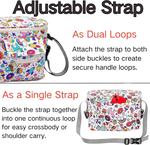 Coloch Universal Stroller Organizer, Large Capacity Multi-purpose Stroller Bag Caddy with Cup Holder Waterproof