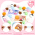 28 Packs JOYIN Valentines Day Gifts for Kids, Classic Mochi Squishy Toy with Valentines Day Cards for Kids School