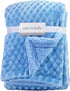 RTE 5 Set, Newborn Piece Plush Baby Blanket and Receiving Blanket Gift Boy or Girl