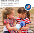 10 Oz Set 4, Re-Play Spill-Proof Sippy Cups for Toddlers - Kids Reusable of Dishwasher & Microwave Safe, Made in USA