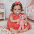 SCOM Reborn Baby Doll, 20 Inch Realistic Toddler Girl Doll with Soft