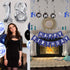 18th Birthday Decorations for Boys and Girls, Dark Blue HAPPY BIRTHDAY Banner, Silver Number 18 Balloons Party Supplies