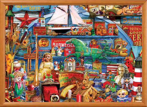 MasterPieces 1000 Piece Jigsaw Puzzle - Antiques & Collectibles for Adults, Family, or Youth - 19.25"x26.75"