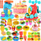 Aprilwolf 61 PCS 3 in 1 Dough Sets for Kids Ages 3-4-8,