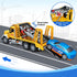 3 4 5 6 7 8 15" Bstoyder Kids Toys for Years Old Boys, Farm Transport Truck Toy with Lights, Sounds, Toddler Friction