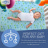 Abstract Baby/Infant Bassinet Sheets, Deep Fitted Soft Jersey Knit, 16" x 32" (Floral Blue)