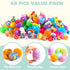2.2' 60 JOYIN PCS Prefilled Pastel Eggs with Assorted Toys, Stuffed Toys for Easter Egg Hunt, Kids Basket Stuffer