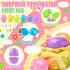 OCTERIC 360 Set, 120 240 Pcs Pastel Prefilled Easter Toy Plastic Eggs Filled with Assorted Toys Stickers for Kids Boys