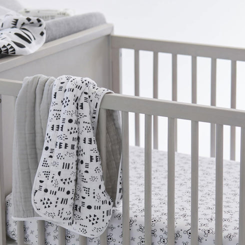 Organic Cotton Fitted Crib Sheet for Babies