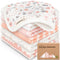 6-Pack Cotton Baby Washcloths for Newborn - Organic Cotton Muslin Soft Wash