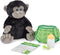 Melissa & Doug 11-Inch Baby Gorilla Plush Stuffed Animal with Pacifier, Diaper, and Baby Bottle