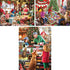 Set (3) 300 18' 24' Bits and Pieces - Value of Three Piece Jigsaw Puzzles for Adults - x Each - Large Pc Holidays