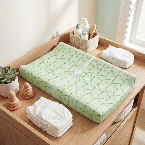 Hahafelt Cotton Changing Pad Covers for Boy Girl Essentials Registry Soft Baby Nursery Diaper Changing Pad Sheets