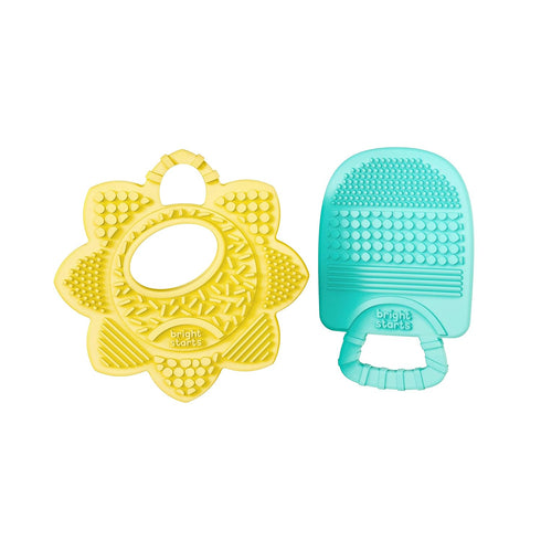 Bright Starts Teeth Relief 8pc Gift Set, BPA-Free Baby Teethers, Refrigerated Teething Toys, Unisex, 3 Months+