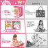 Hiber Sea 22 1 1-3, 1 1 2 in Busy Book for Toddlers Sprite Montessori Toys for Year Old with Fishing Game, Soft Sensory