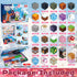Blocks-150PCS 4-8 ToyUnited Magnetic Magnetic Building Blocks Magnet Cubes Stacking Dark Forest Glacier Castle, STEM