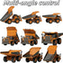 OrgaNatureQueen 9-Channel 3-5 4-7 8-12 2026 RC Dump Truck with Lights and Sound, Remote Control Construction Vehicles