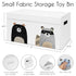 Sweet Jojo Designs Woodland Bear Racoon Boy or Girl Small Fabric Toy Bin Storage Box Chest For Baby Nursery or Kids