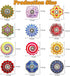 MEZHOBBY 40 Pack Mini Fidget Spinner Toys Party Favors, Desk School Toy Anxiety Relief,Stress Relief Sensory Toys