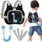 Accmor Toddler Harness Leash + Reflective Anti-Lost Wrist Link, Cute Dinosaur Kids Walking Assistant Belt