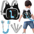 Accmor Toddler Harness Leash + Reflective Anti-Lost Wrist Link, Cute Dinosaur Kids Walking Assistant Belt