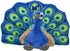 WILD REPUBLIC Peacock Plush, Stuffed Animal, Plush Toy, Kids Gifts, Cuddlekins, 8 Inches,Blue