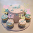 Gyufise 36 Pack Oh Baby Cupcake Toppers, It's a Girl Cupcake Toppers with Bow Dress Glitter Cake Picks for Baby Shower