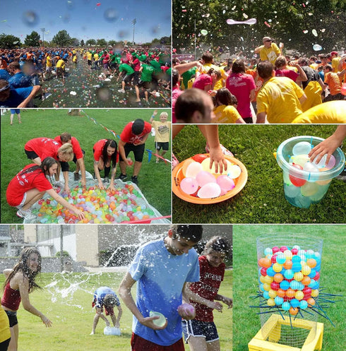 1000 Pack Water Balloons with Refill Kits, Latex Water Bombs for Summer Fun, Kids & Adults