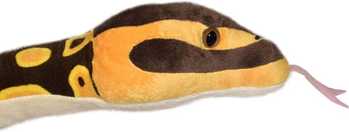 Wild Republic 54" Ball Python Snake Plush Stuffed Animal Toy, Gifts for Kids